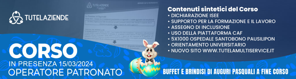 Corso PATRONATO 15 Marzo 2024